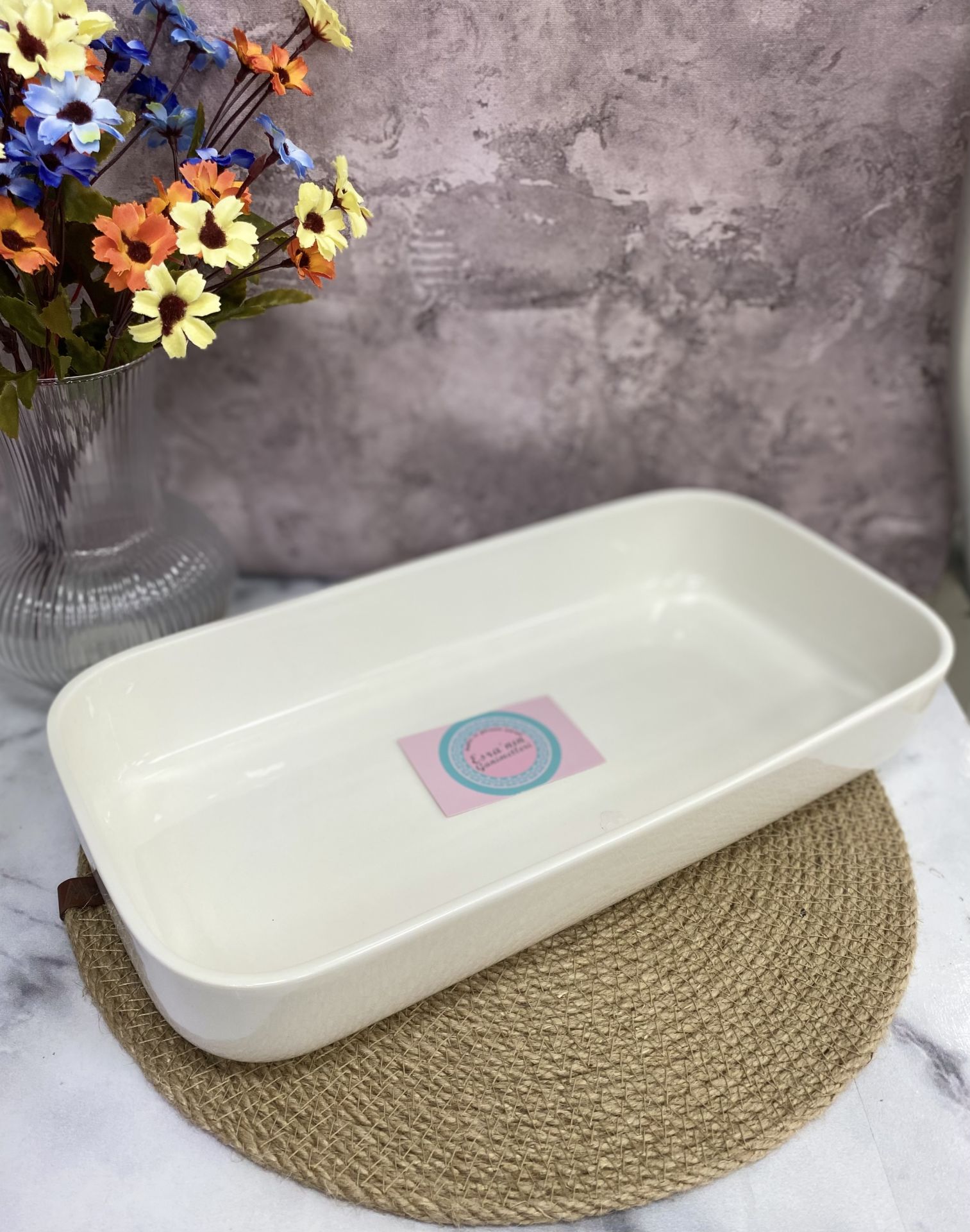 SCT-5408 ROYAL PORSELEN 35*18 CM FIRIN KABI 6 CM DERİN