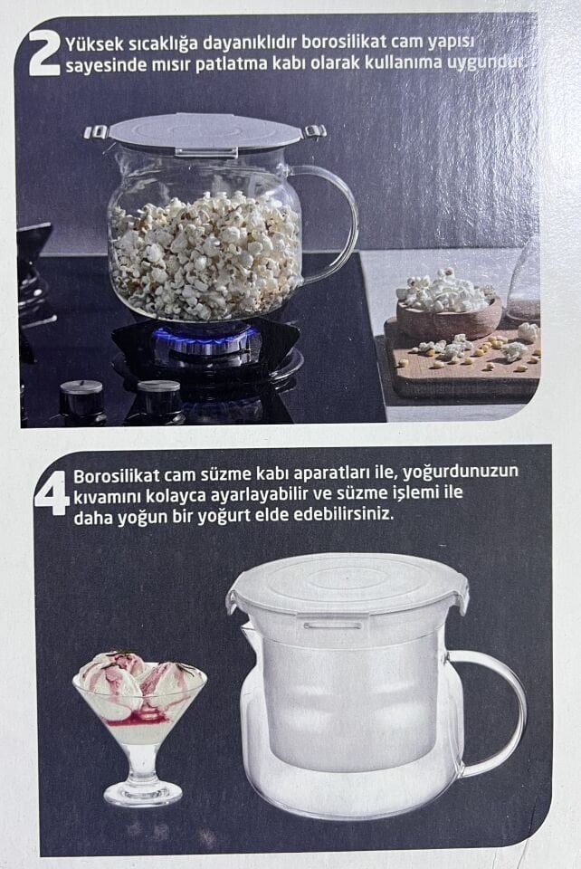 Cam Yoğurt Süzme Aparatı  vp148