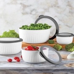 VP-046 4lü Derin Vakumlu Saklama - Beyaz