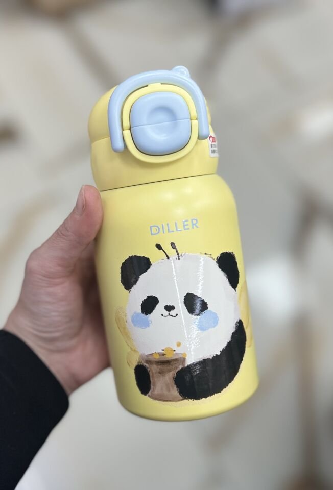 VGN-9241 520 ML ÇELİK TERMOS MATARA PANDA