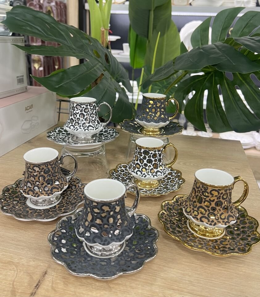 WILLOW 6 KİŞİLİK KAHVE FİNCAN TAKIM (HXF-8885)