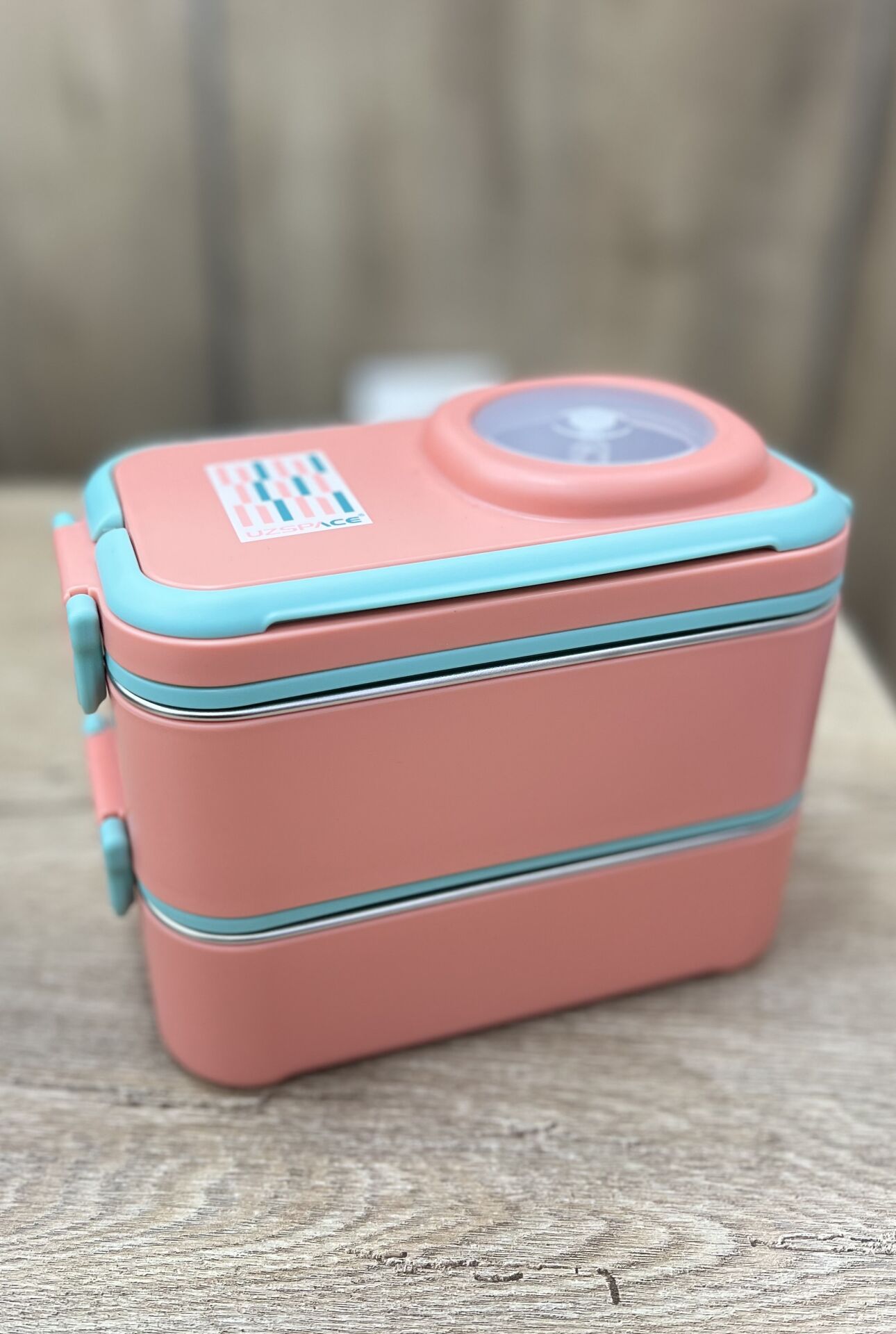 UZSPACE KASELİ 2KATLI 1200ML LUNCHBOX  (8023)