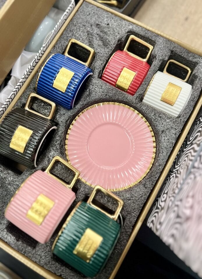 Enza 6 Kişilik Porselen Fincan Tkm