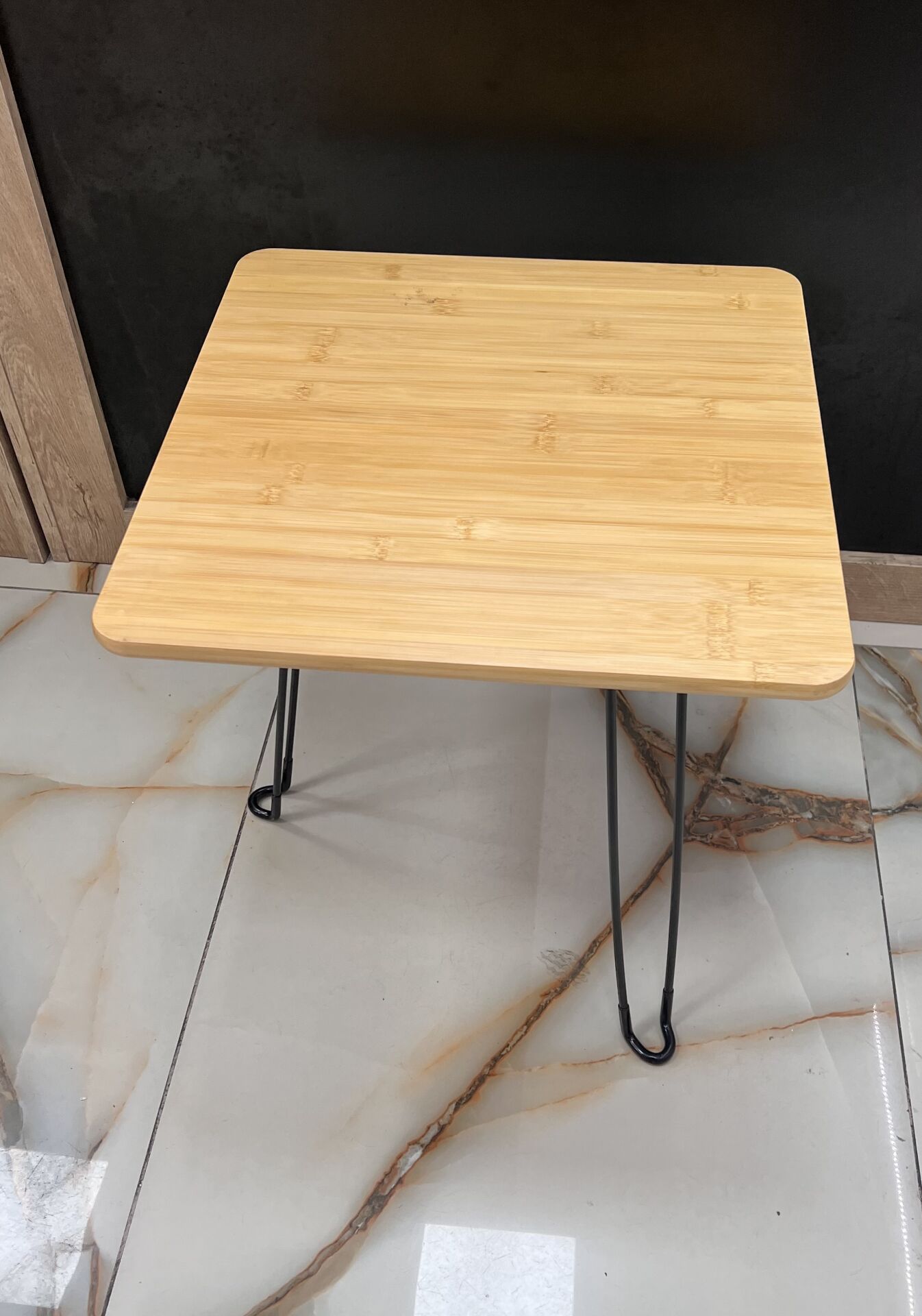 44*47cm Bambu 3 ayaklı Sehpa