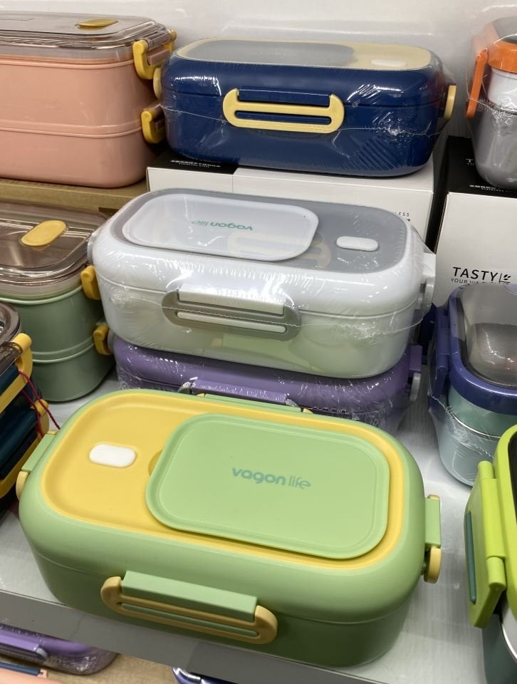 Vagonlife Çift  Hazneli Tek Kat Yemek Taşıma Kabı