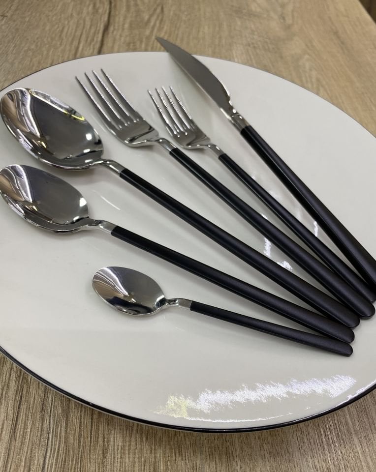 6 Kişilik 36 Parça Alegra BLACK  KÇB Seti