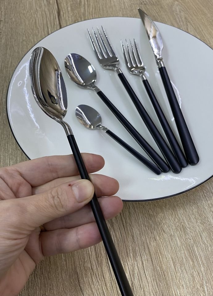 6 Kişilik 36 Parça Alegra BLACK  KÇB Seti