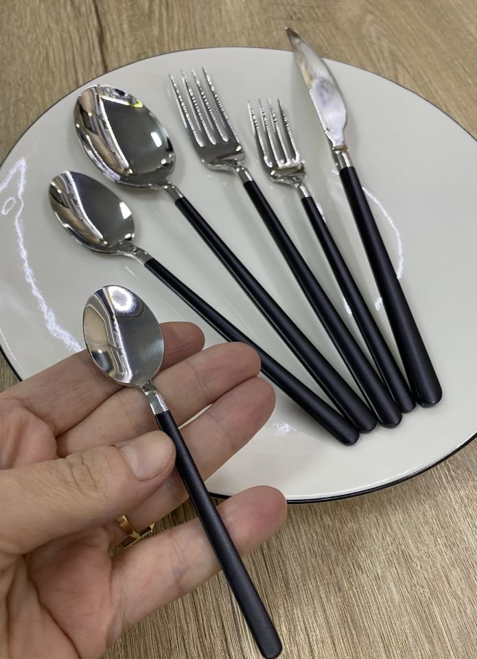 6 Kişilik 36 Parça Alegra BLACK  KÇB Seti