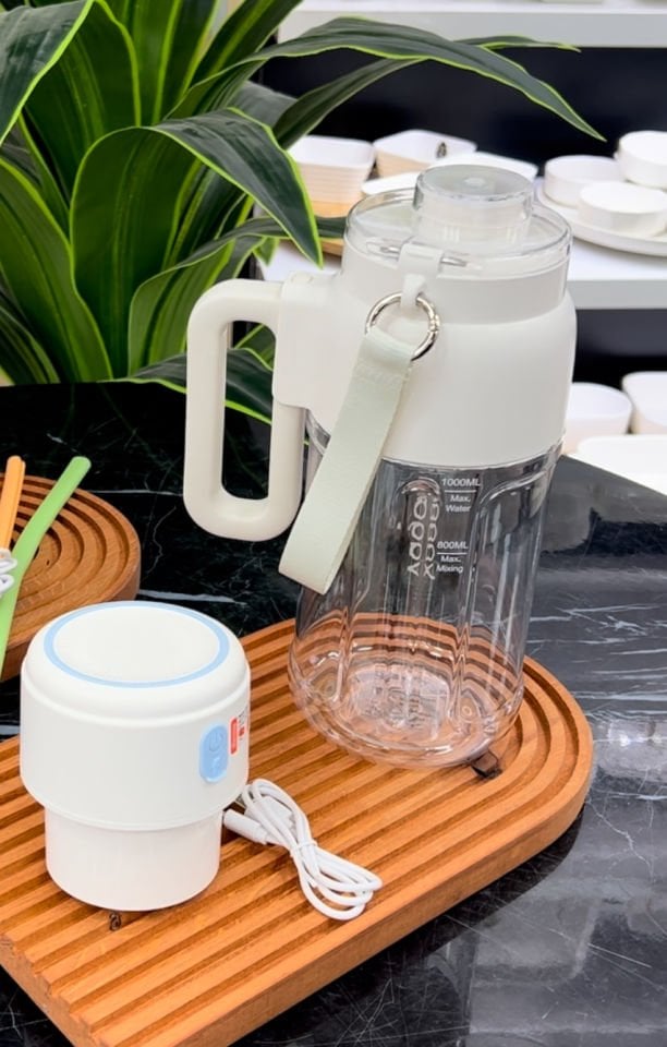 Vagonlife 10 bıçaklı şarjlı 1000ml  Blender MATARA