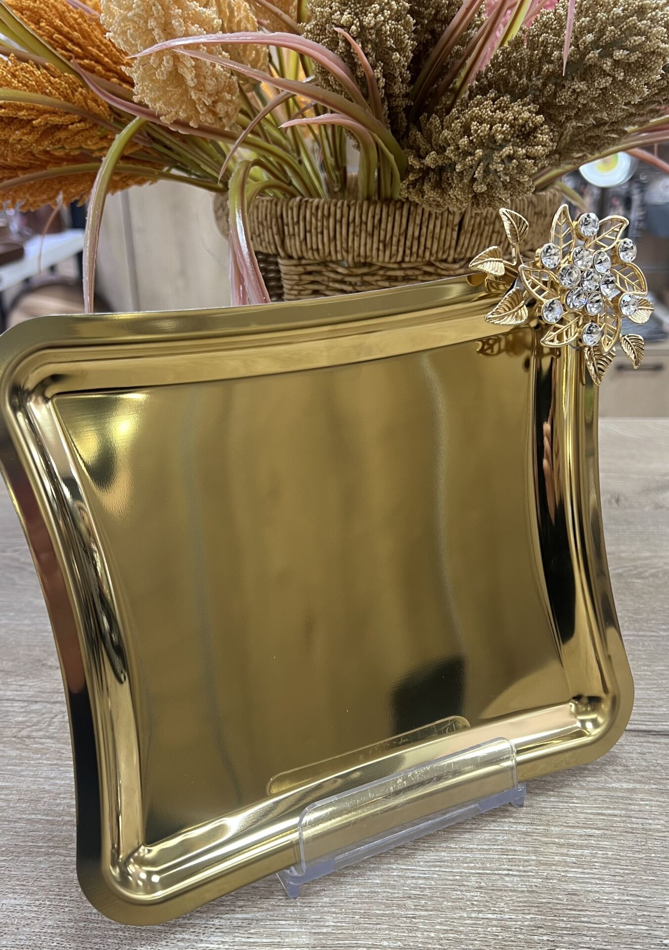 DGN- TAŞLI İTALYAN GOLD TEPSİ 18x20cm