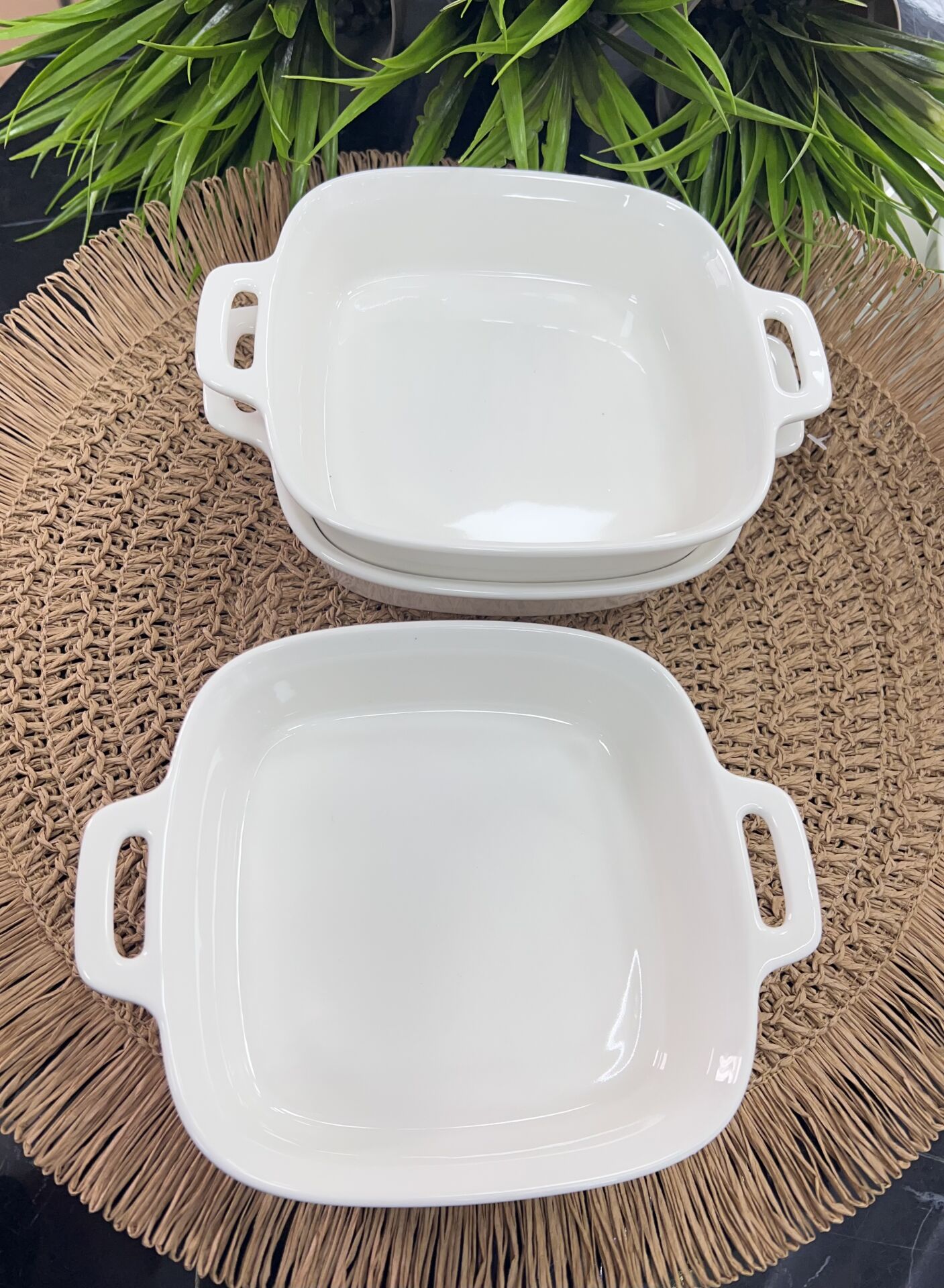 POR-7208 PURE CARMEN 18 CM KARE DERİN TABAK