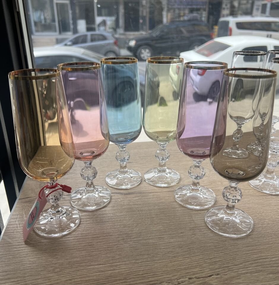 180ml 6 FARKLI RENK LÜSTER  KAHVE YANI (6Adet)
