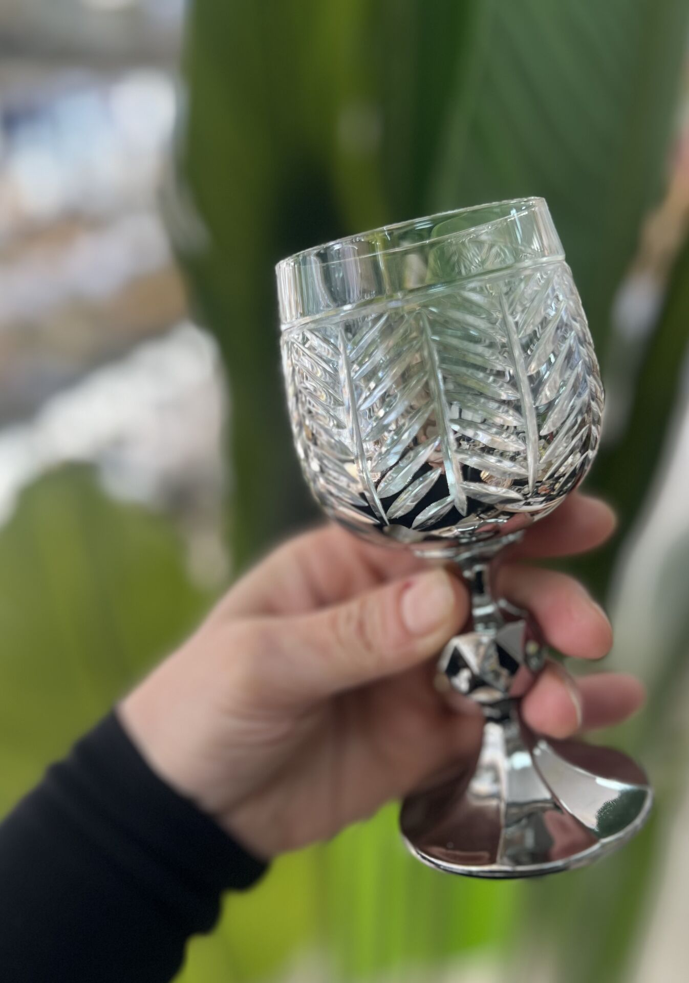 150ML  TİTANYUM KESME GÜMÜŞ  KAHVE YANI (6Adet)