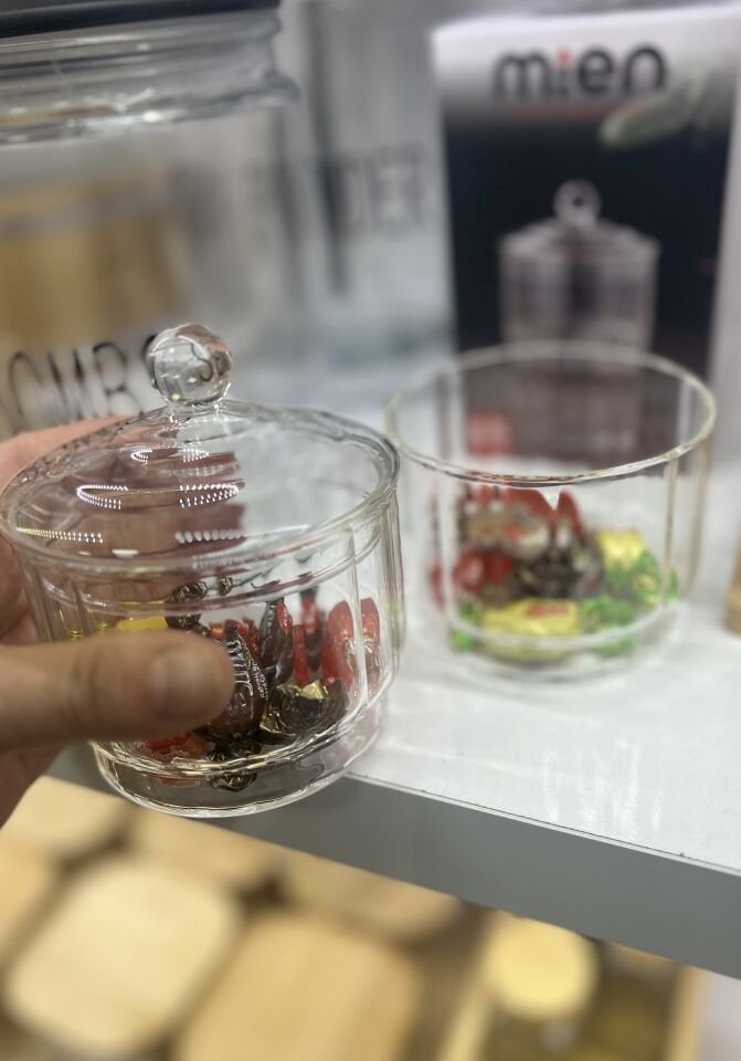 2 Katlı Cam Mini Drajelik