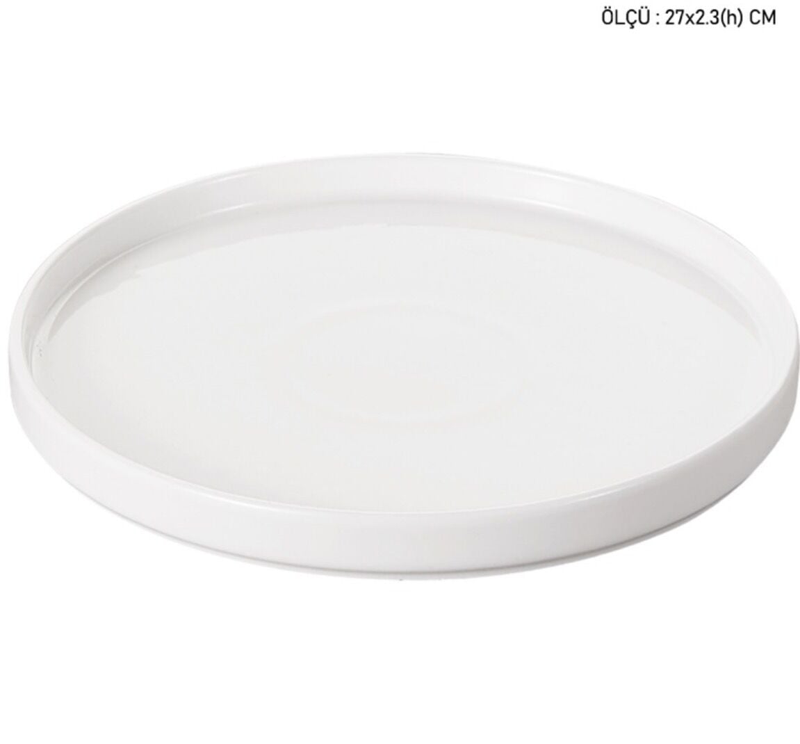 POR-1907 YUVARLAK SUNUM TABAĞI 27CM