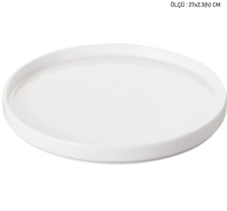 POR-1907 YUVARLAK SUNUM TABAĞI 27CM