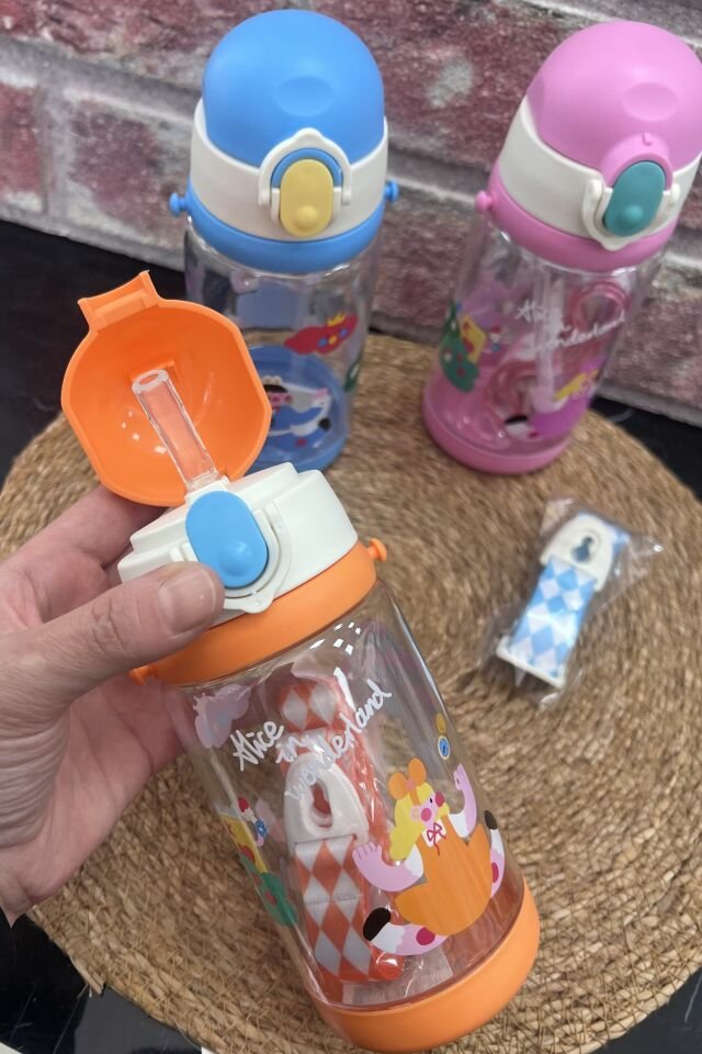 D-2408 DİLLER 520 ML PİPETLİ MATARA Pembe
