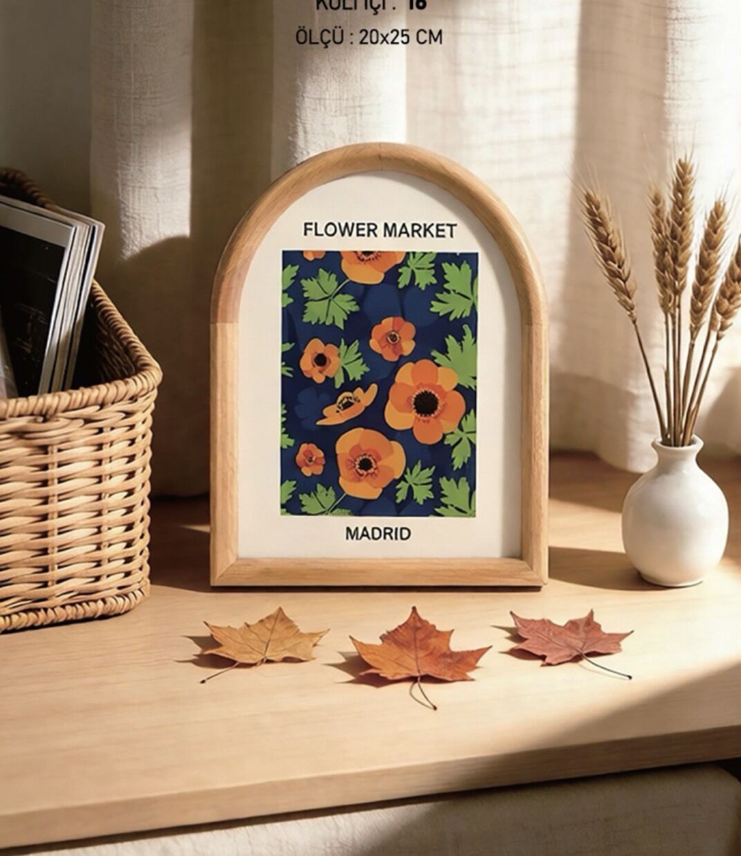 20x25cm  DEKORATİF BAMBU ÇERÇEVE (cer207)CHESSY