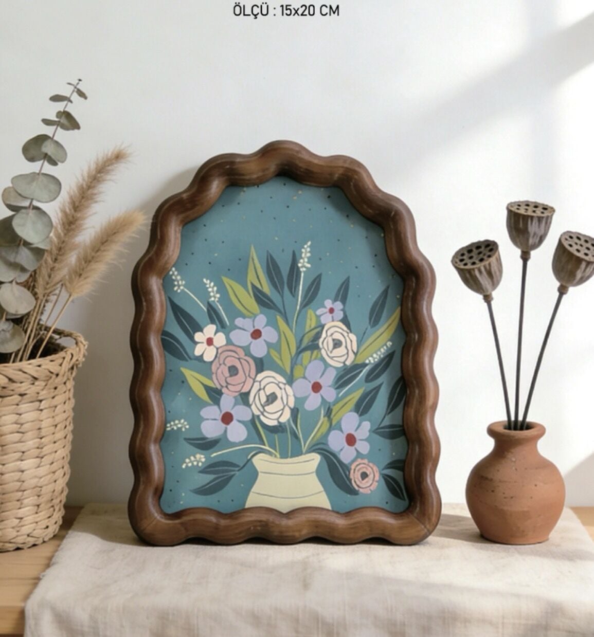 15x20cm DEKORATİF AKASYA  ÇERÇEVE (CER205)LORENZ