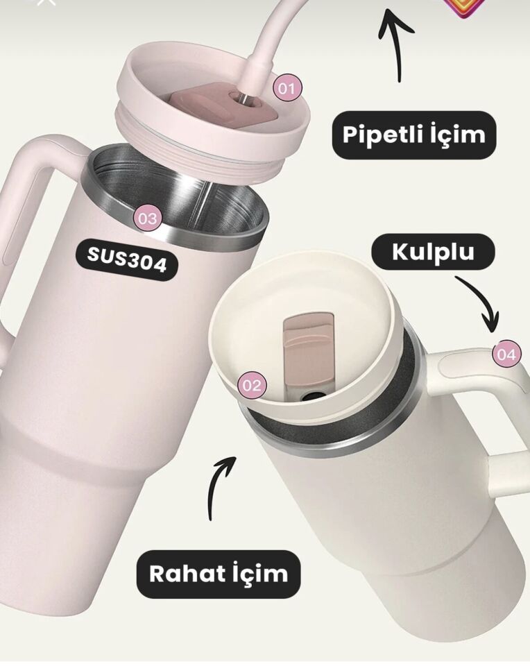 VGN-1103 1200ML TEK KAPAK ÇİFT İÇİM ÇELİK TERMOS