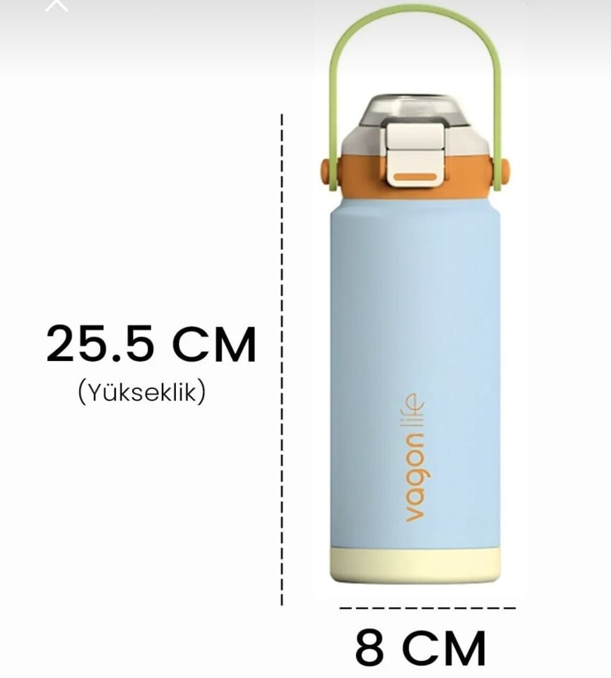 VGN-1108 750ML TEK KAPAK ÇİFT İÇİMLİ ÇELİK TERMOS