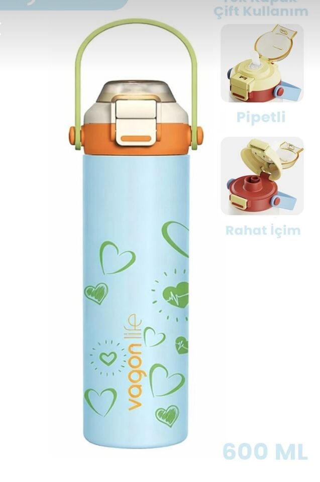 VGN-1111 600ML TEK KAPAK ÇİFT İÇİM ÇELİK TERMOS