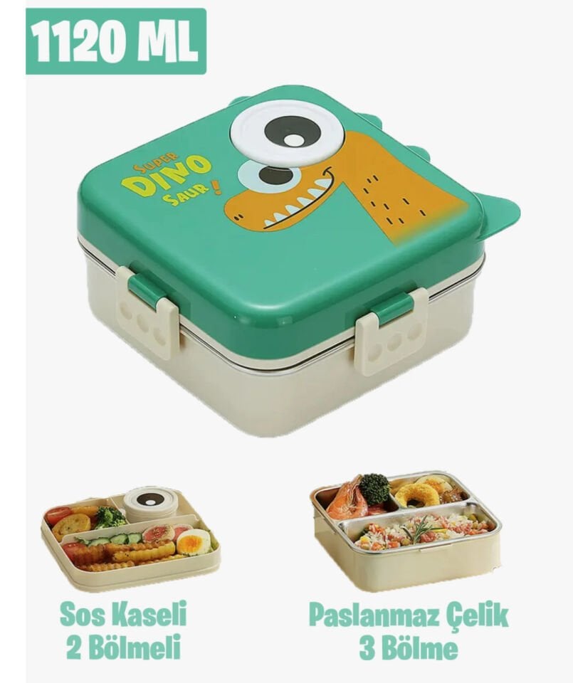 BL-10082 ÇELİK LUNCHBOX (1120ML)