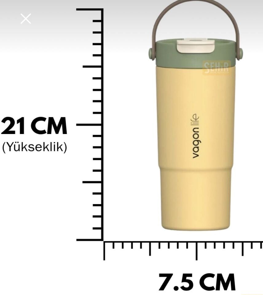 VGN-1102 660ML TEK KAPAK ÇİFT İÇİM  ÇELİK TERMOS