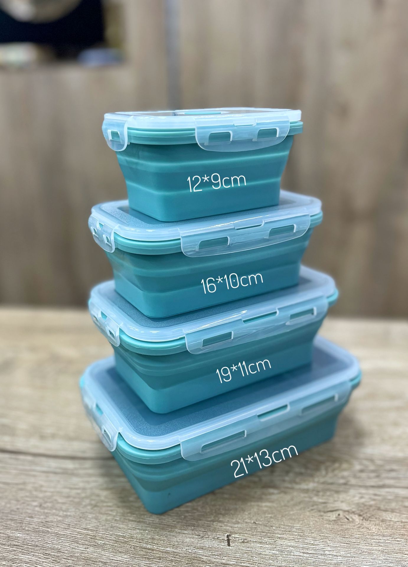 Silikon Katlanan Saklama Kabı 16*10cm 1Adet
