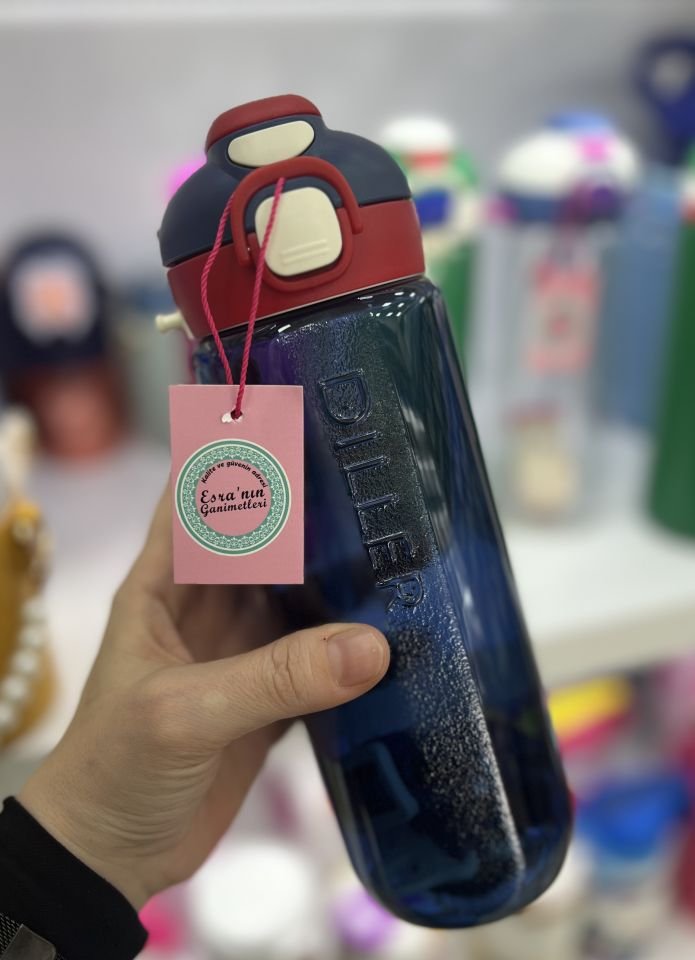 D68- PİPETLİ/PİPETSİZ ÇİFT İÇİMLİ TRİTAN MATARA 780ml