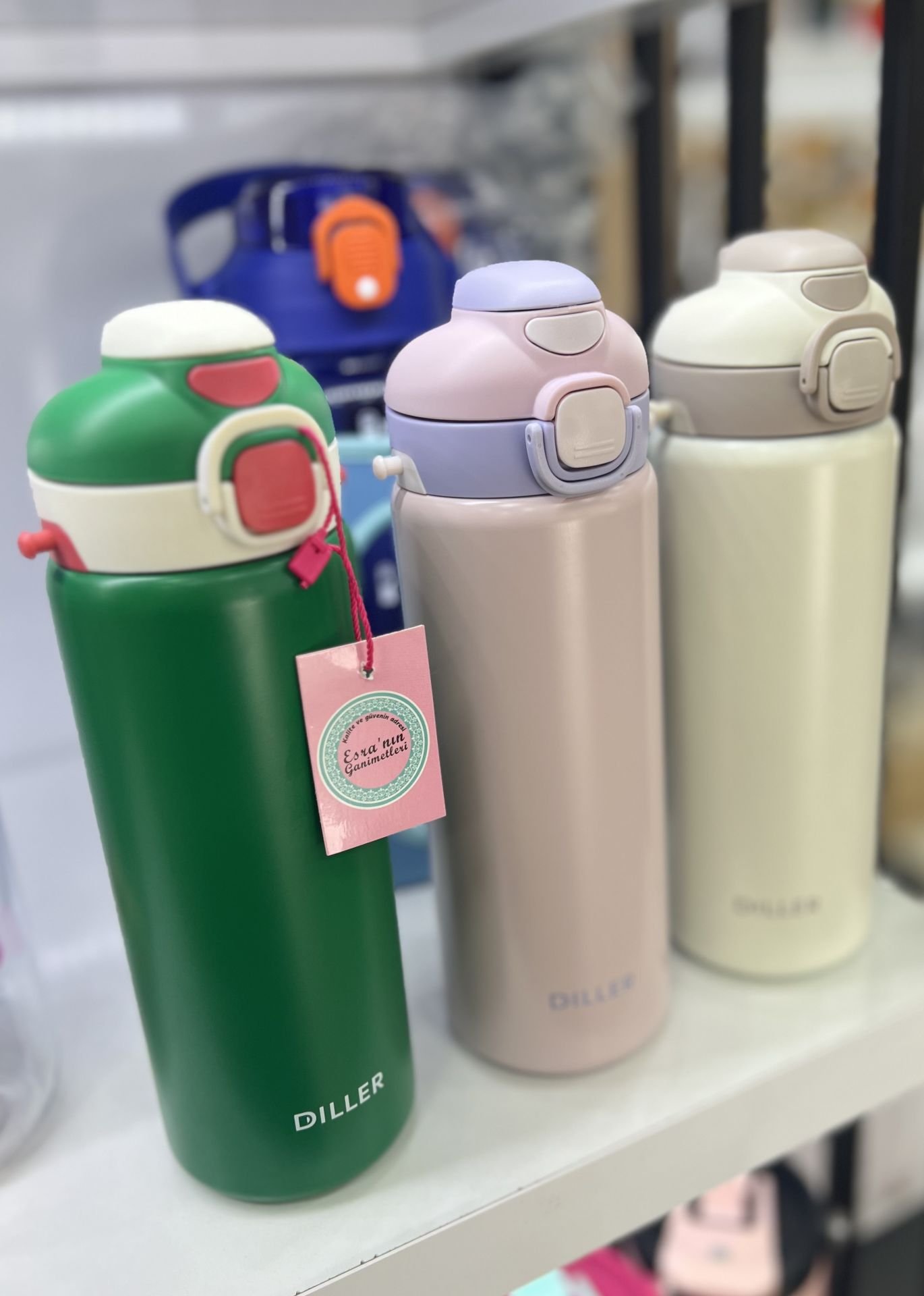 D9073- Pipetli/Pipetsiz Kullanım ÇELİK matara 700ml