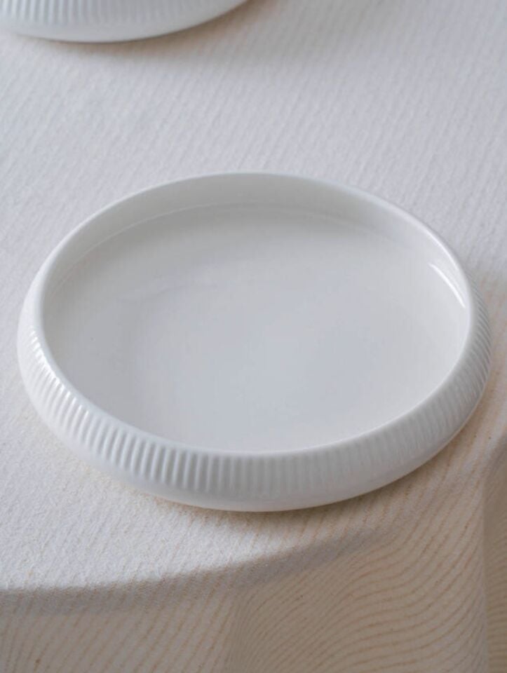 JEA-8339 BIANCO LINEA YUVARLAK DERİN TABAK (4 Adet)