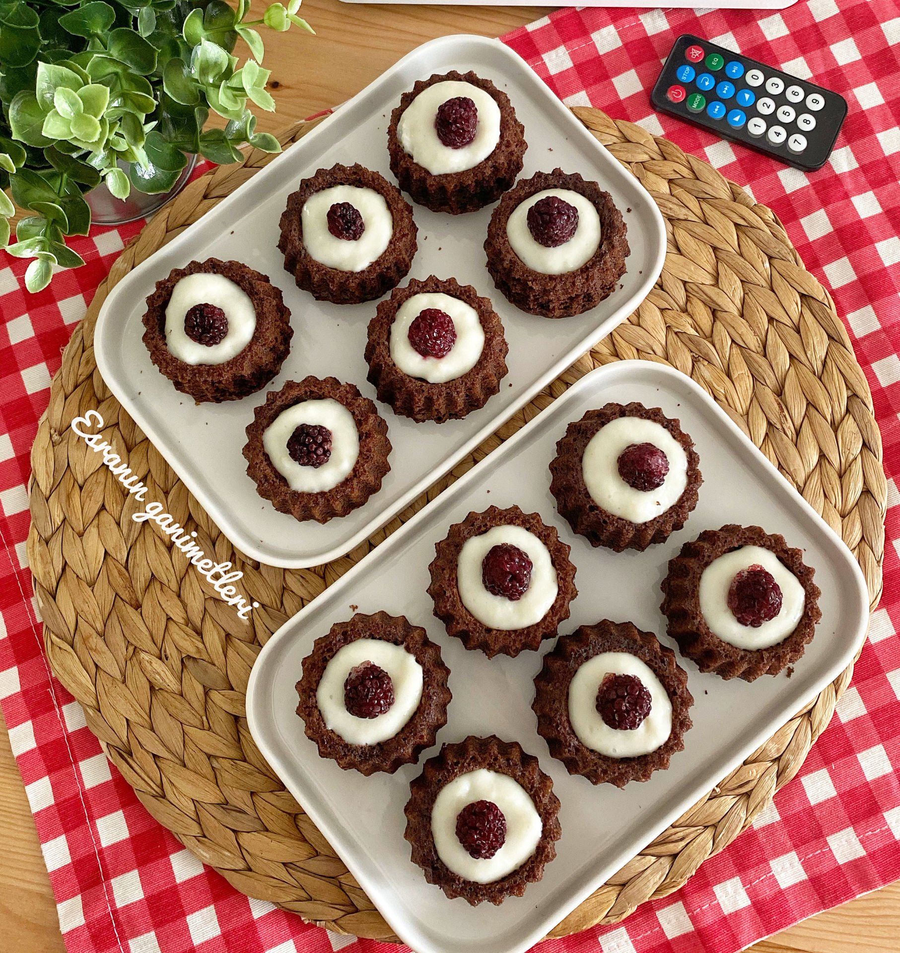 2li Dikdörtgen Servis Tabağı 23*15cm