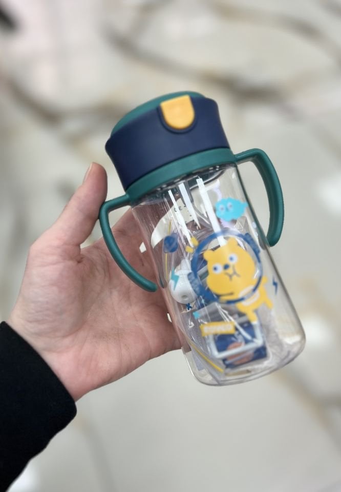 B-1044 300ml PİPETLİ/İpli Matara