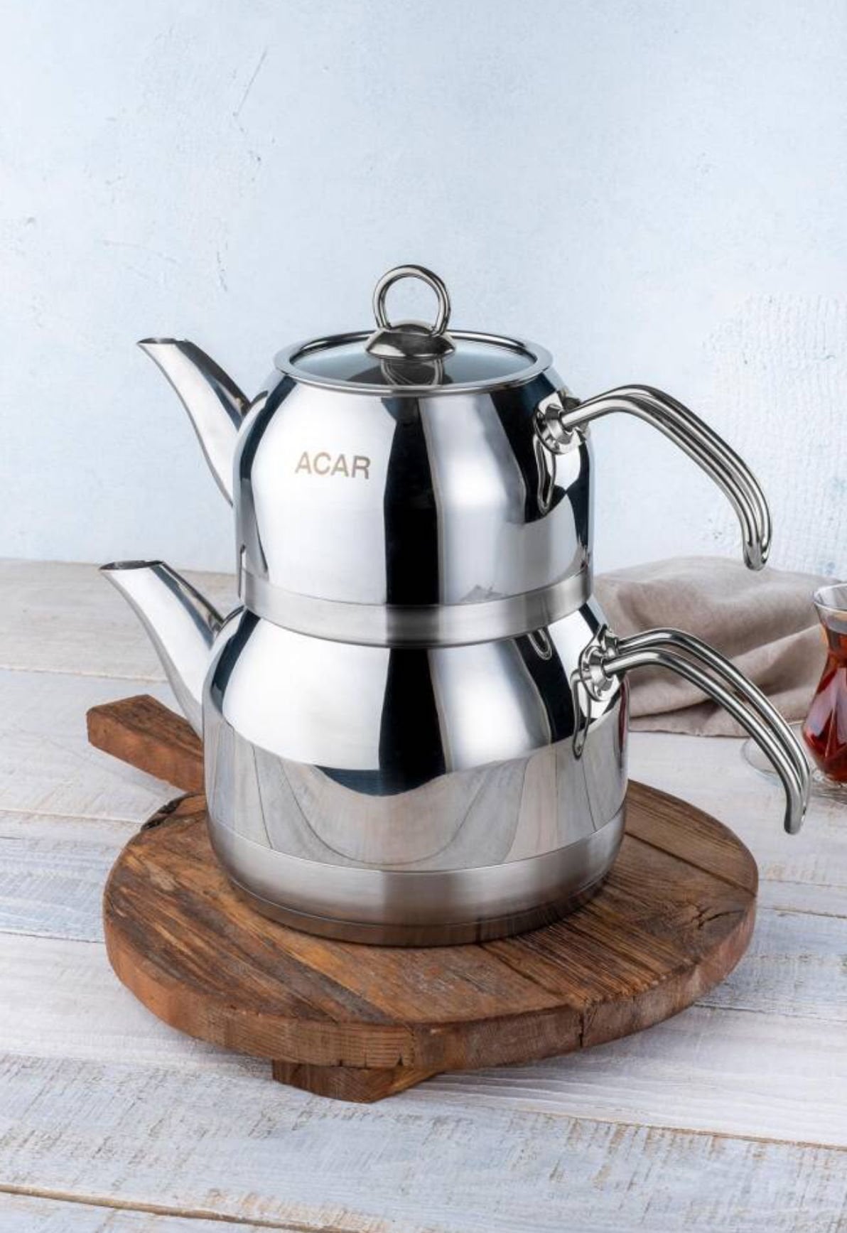 KAMPANYALI Armin AİLE Boy Çaydanlık (silver)