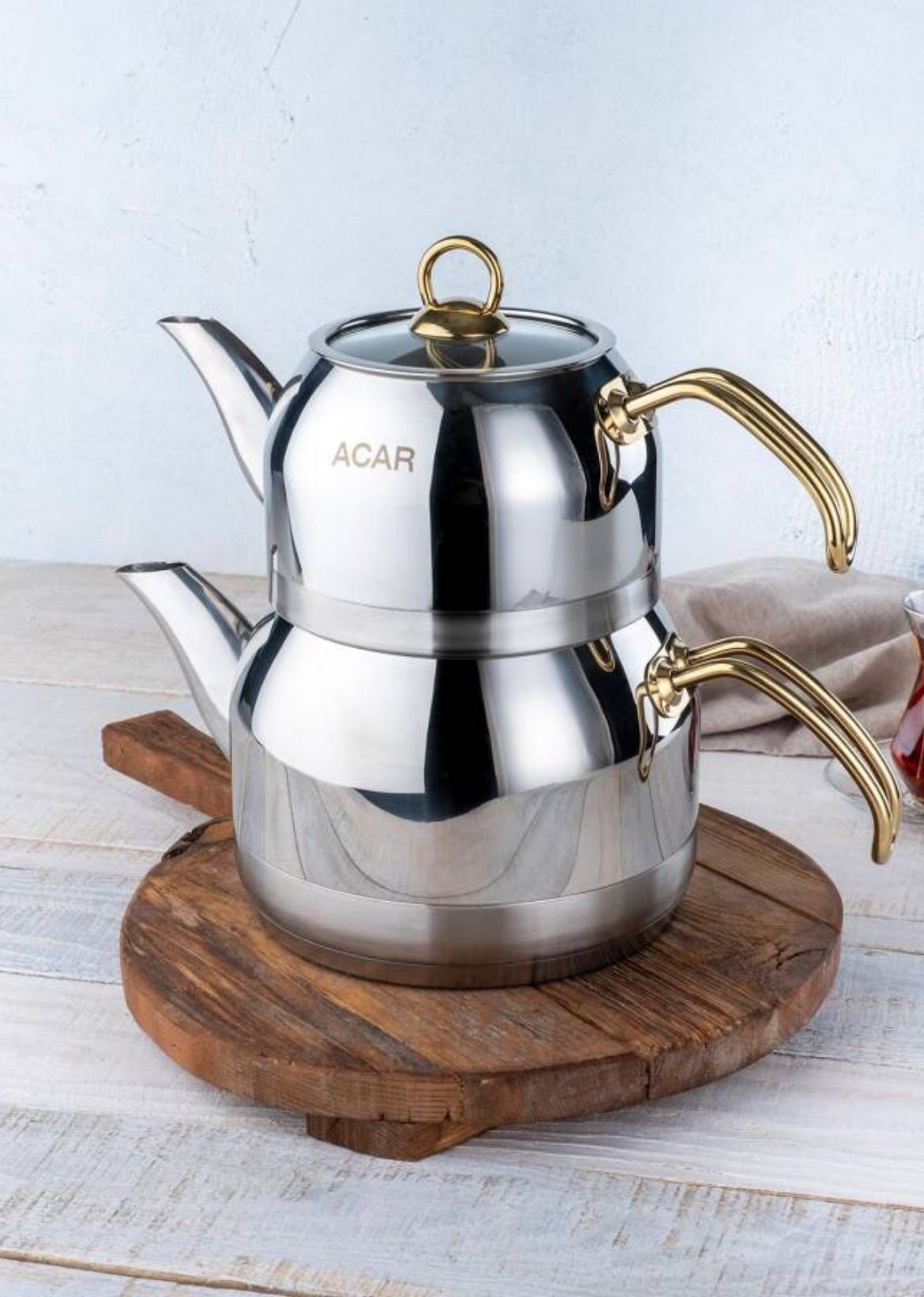 KAMPANYALI Armin AİLE Boy Çaydanlık (GOLD)