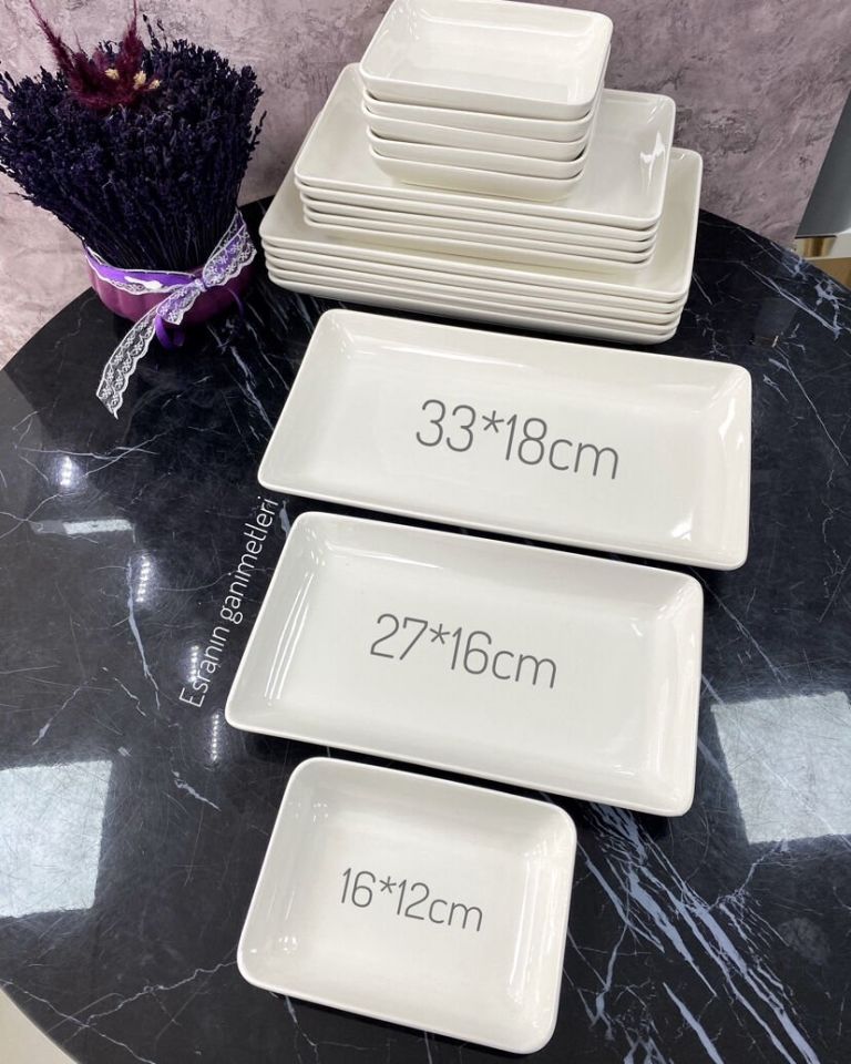 33*18cm Büyük Boy Derin Kayık (por8089)