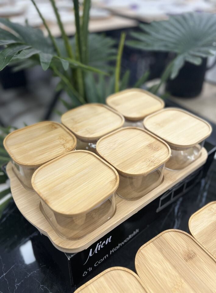 6LI OYUK KAPAKLI CAM KAHVALTI SET (0003)