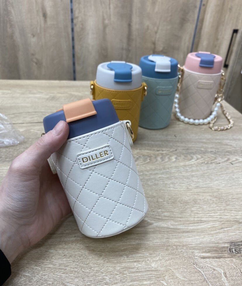 D-8991 - 300ml Kapasiteli Pipetli Çelik Matara Mavi