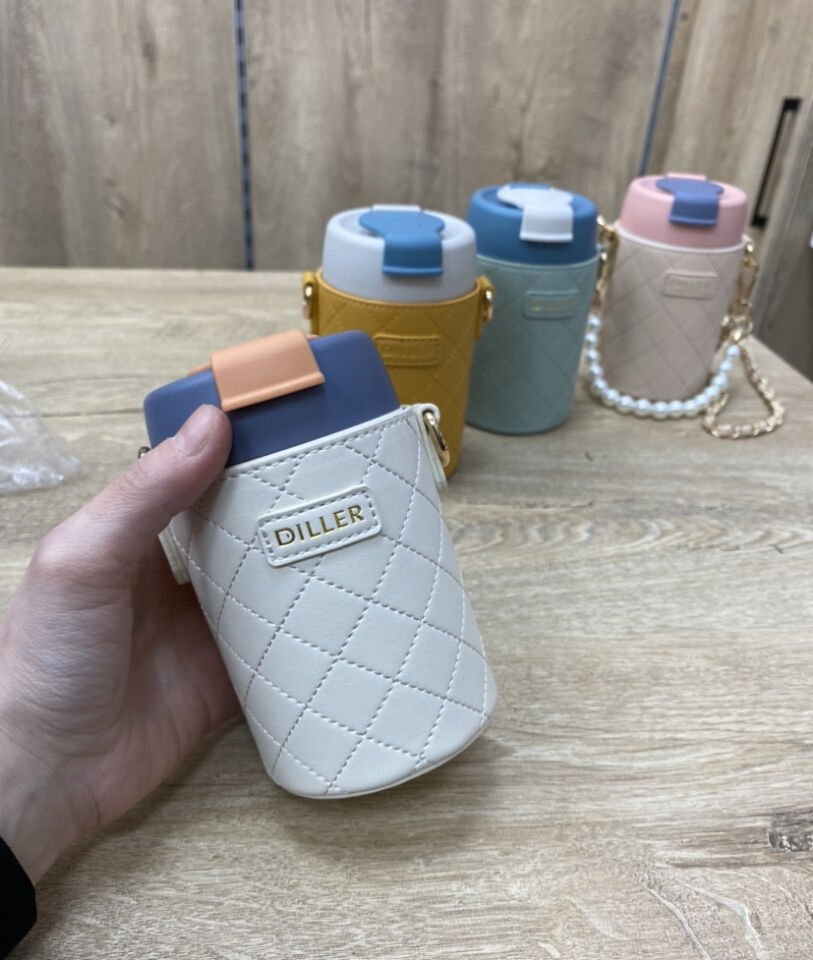 D-8991 - 300ml Kapasiteli Pipetli Çelik Matara Mavi