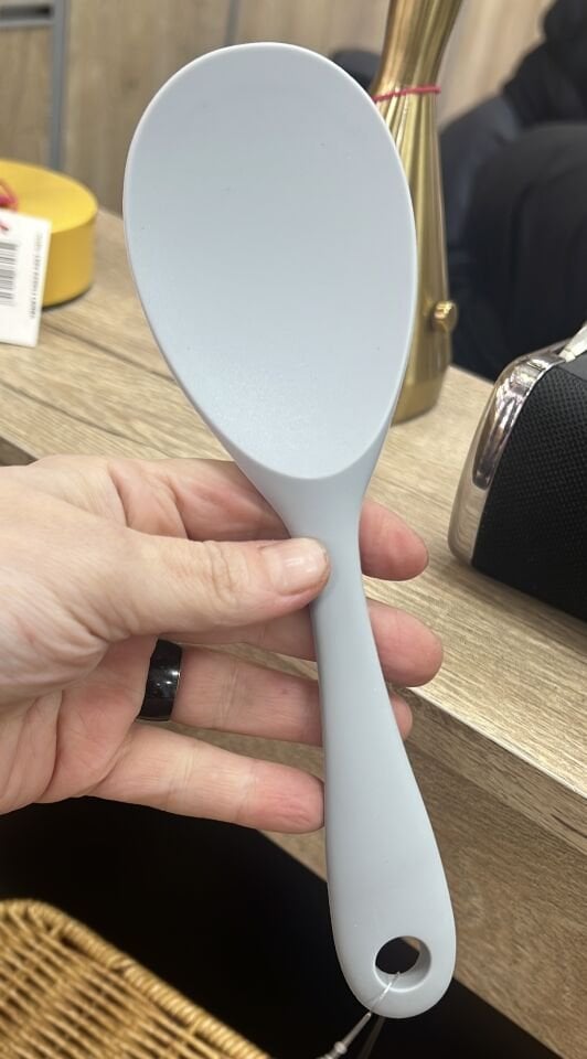 İçi Sert Destekli Silikon Pilav Kaşığı