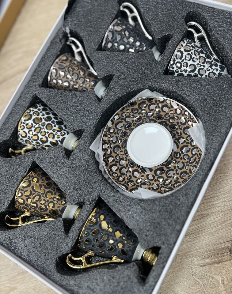 HXF-5098 TALIANA 6LI KAHVE FİNCAN TAKIMI