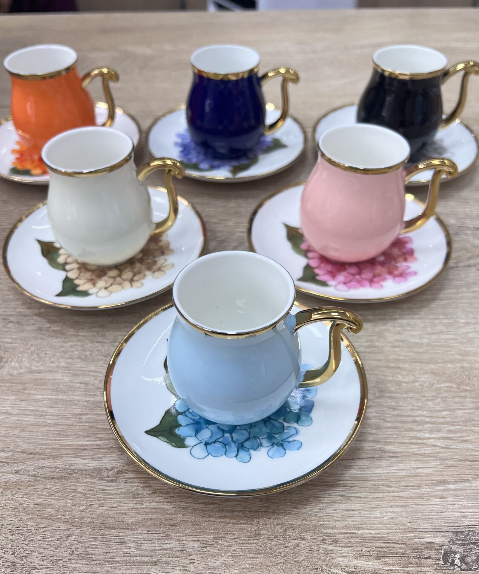 HXF-6807 EVANORA 6LI KAHVE FİNCAN TAKIMI