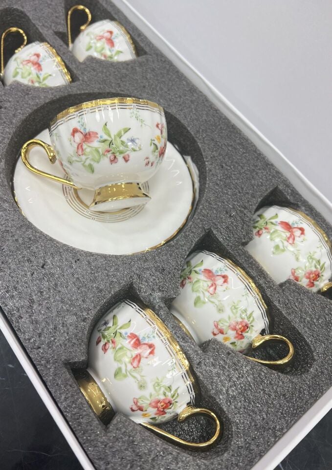 HXF6547- MİLLER 6 KİŞİLİK FİNCAN TAKIMI