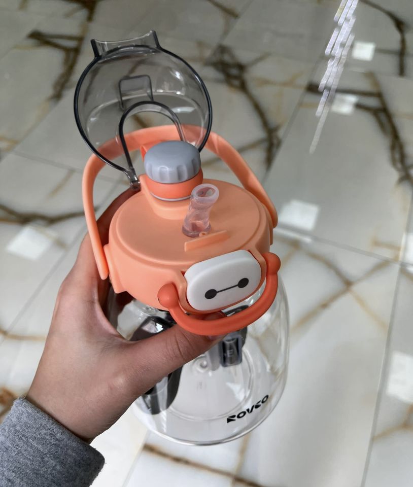 B1059- Rovco 1Litre Çift İçimli Tritan Matara