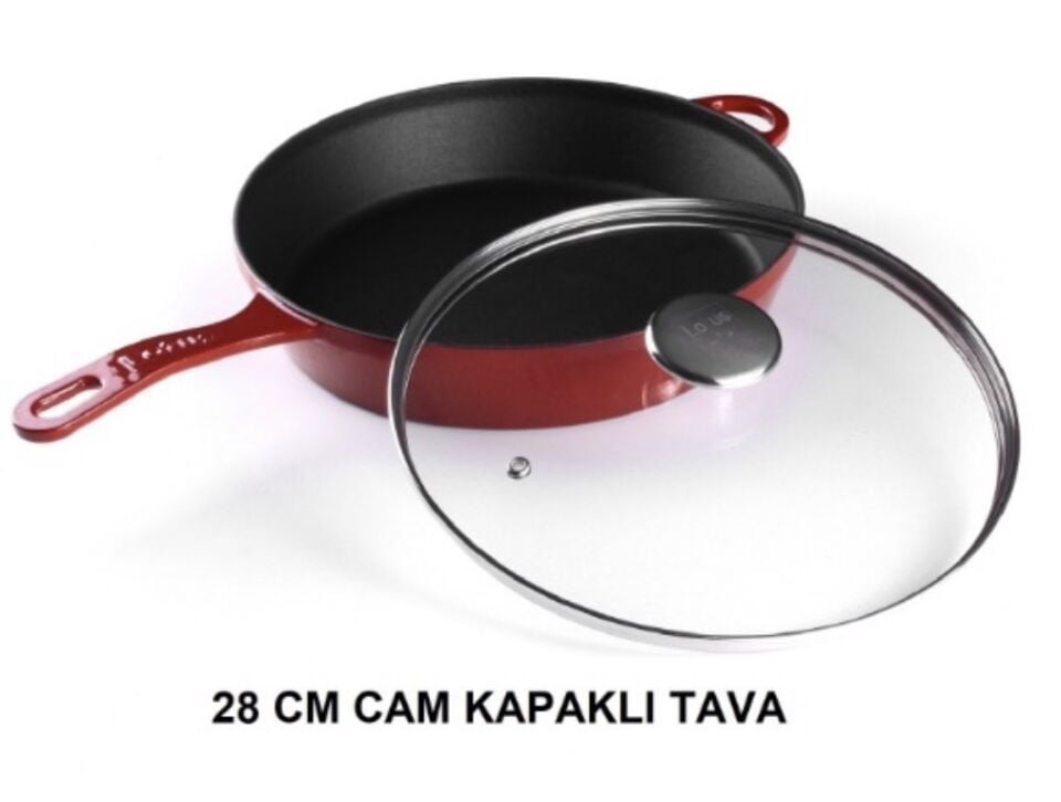 LOTUS-28CM DEMİR DÖKÜM TAVA