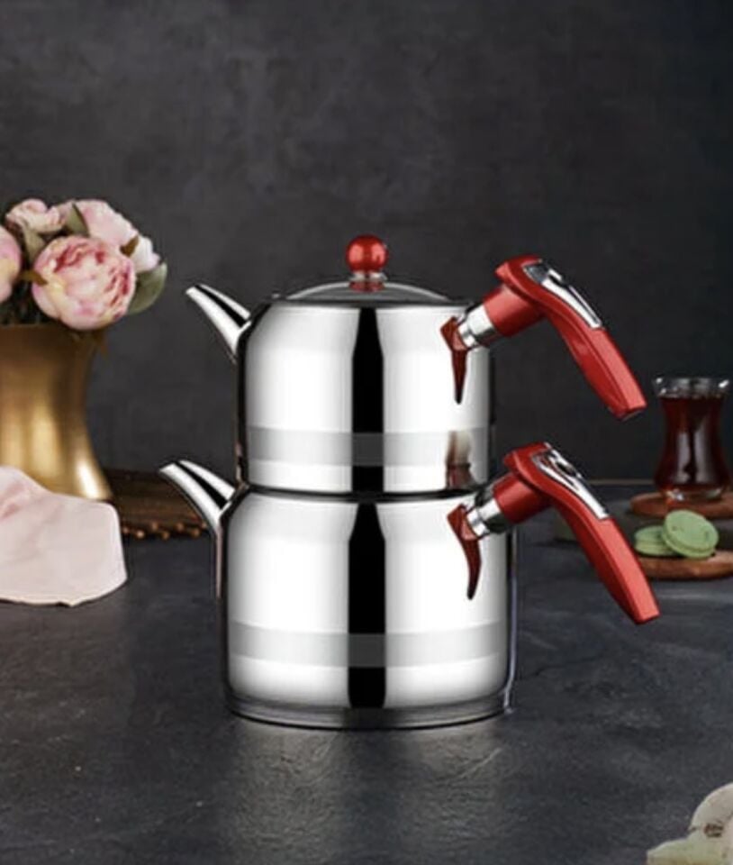 YAĞMUR ORTA BOY ÇAYDANLIK KIRMIZI