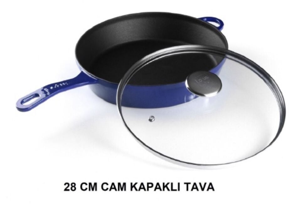 LOTUS-28CM DEMİR DÖKÜM TAVA
