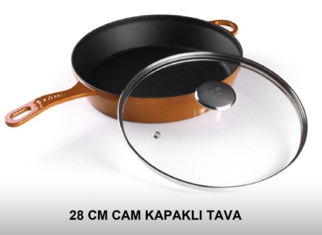 LOTUS- 28CM DEMİR DÖKÜM TAVA