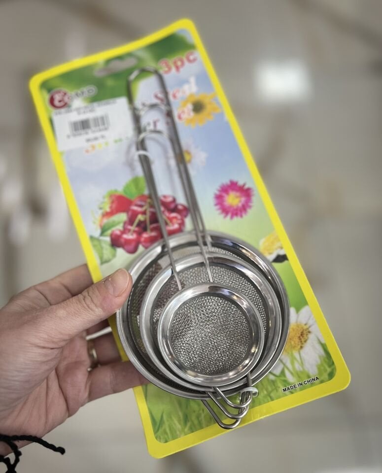 3 Adet süzgeç set